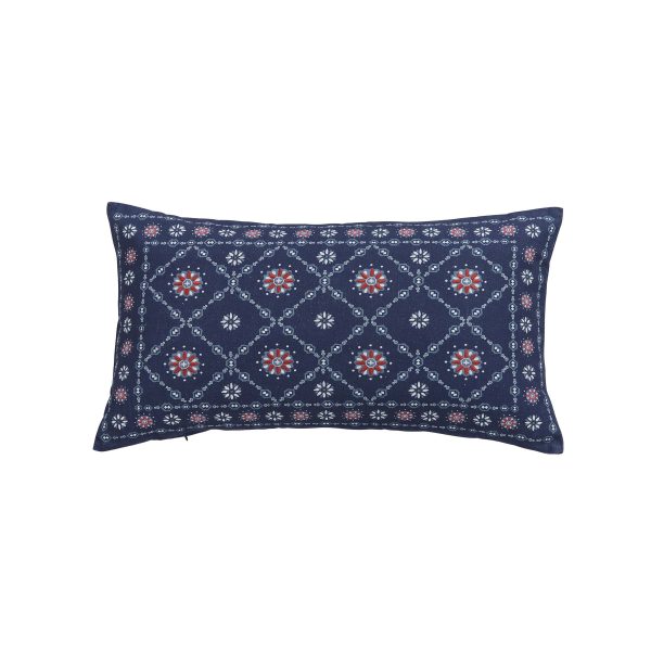 Joules Grove Cushion 35cm x 60cm Blue | Bed Sava