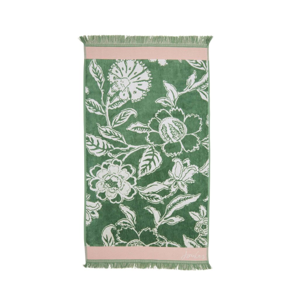 Joules Juliette Hand Towel, Green