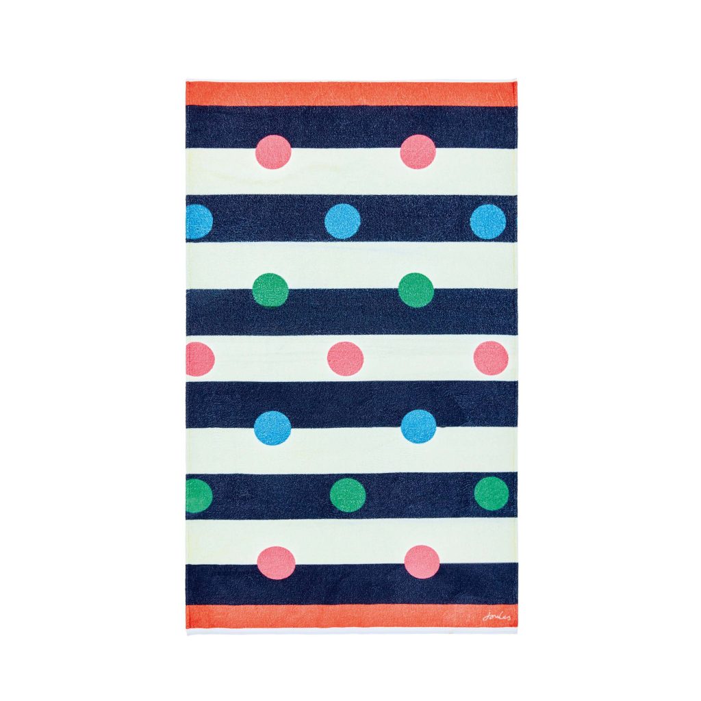 Joules Multi Spot Beach Towel, Multi