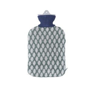 Joules Oak Leaf Hot Water Bottle Green | Bed Sava
