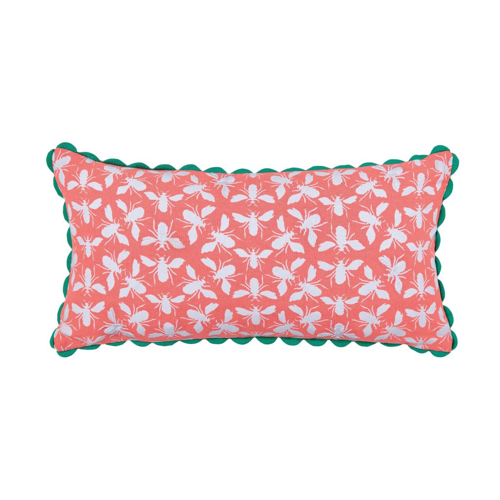 Joules Permaculture Border Cushion 30cm x 60cm, Multi