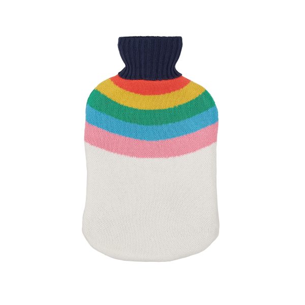 Joules Rainbow Stripe Hot Water Bottle  Cover Multi | Bed Sava