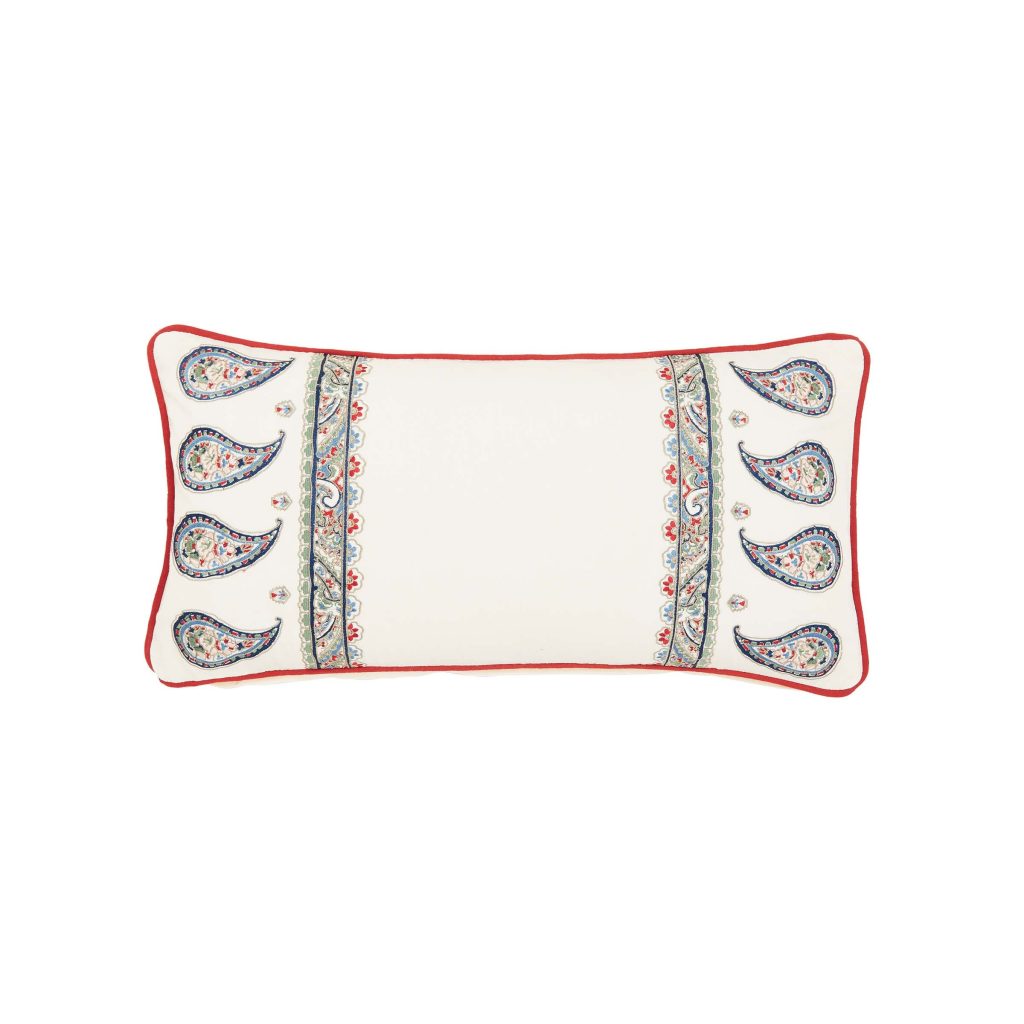 Joules Tapestry Paisley Cushion 30cm x 60cm, Multi