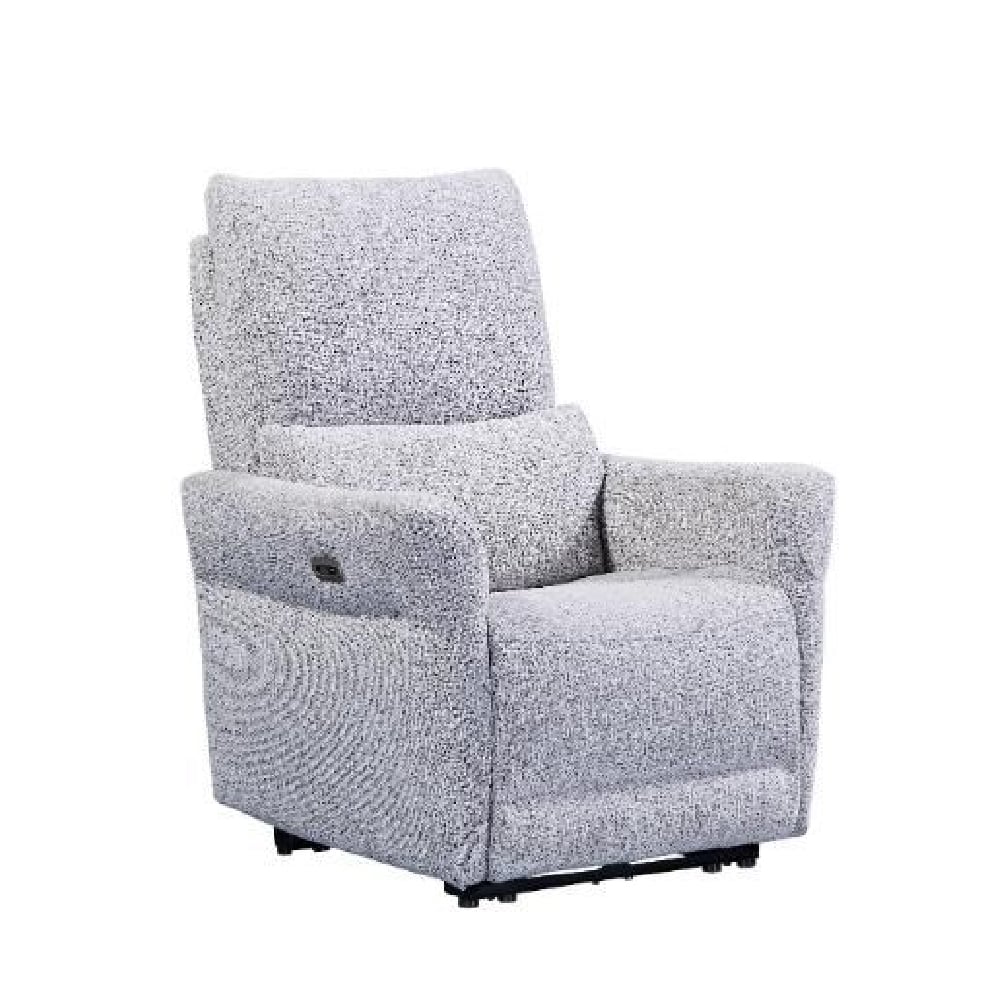 Juneau Fabric Recliner 1 Seater Sofa In Dove