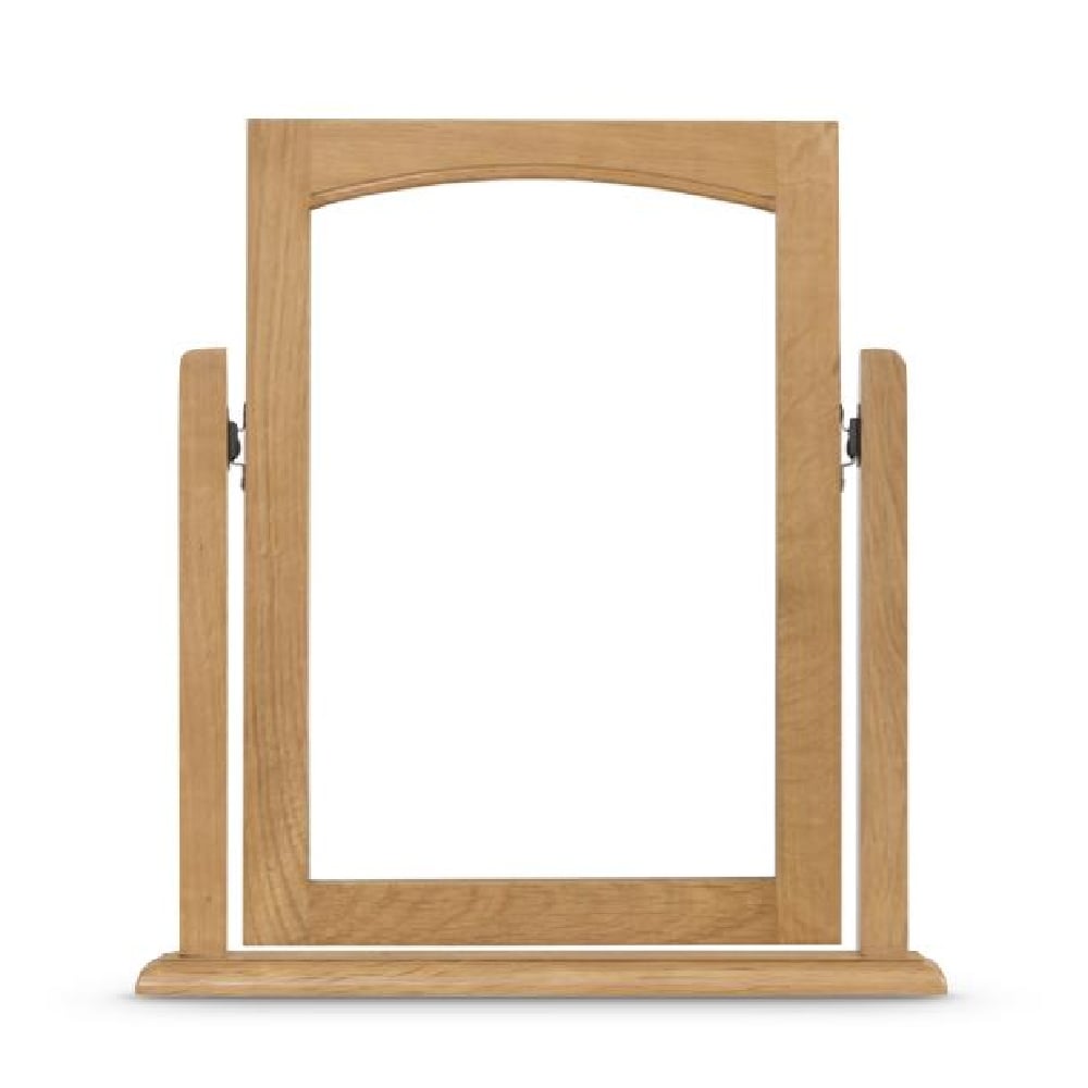 Kamiah Dressing Mirror With Oak Wooden Frame