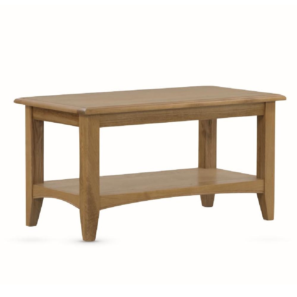 Kamiah Wooden Rectangular Coffee Table In Oak