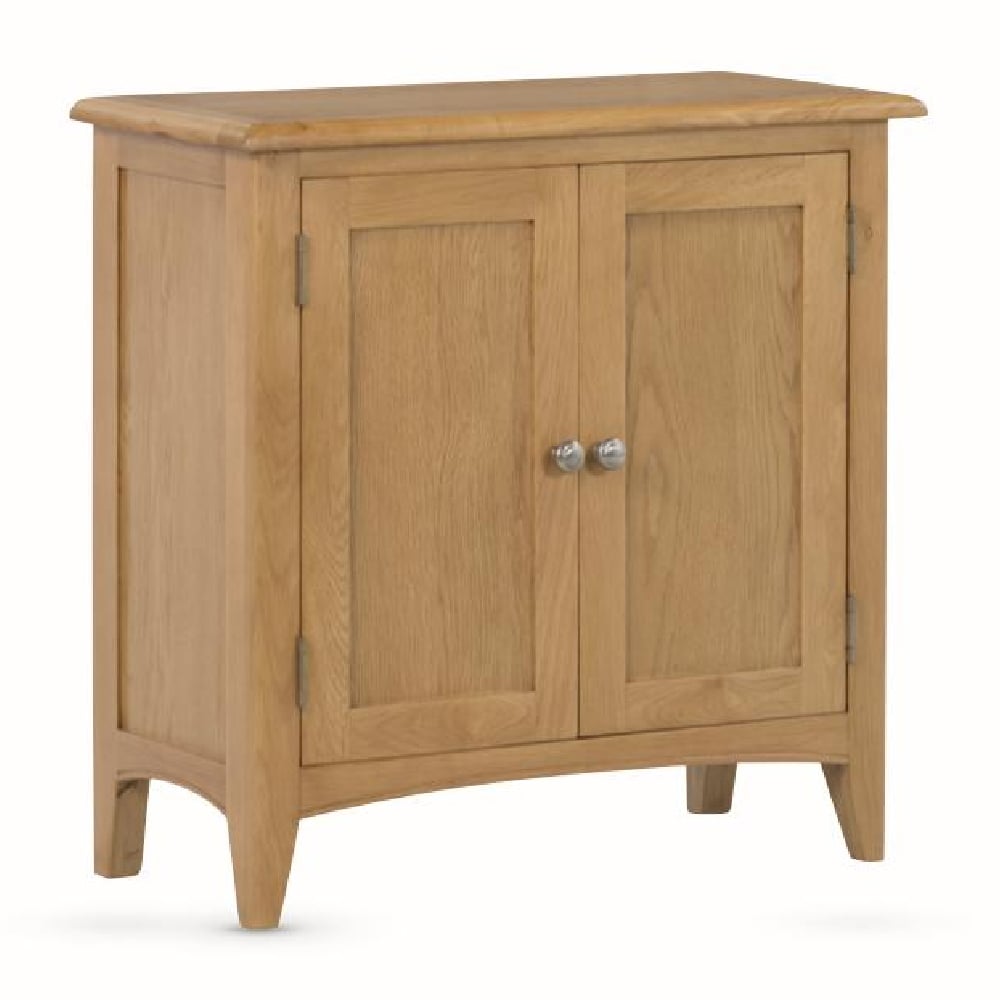 Kamiah Wooden Storage Cabinet With 2 Doors In Oak