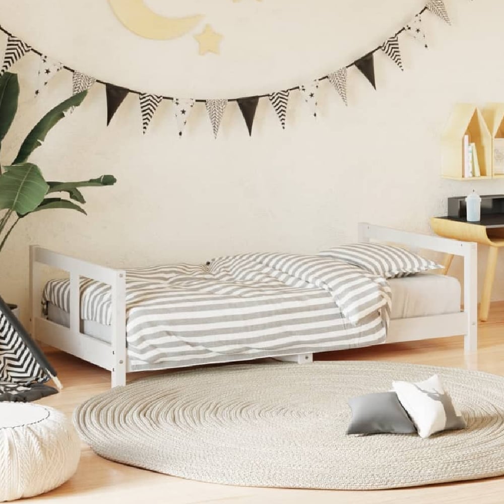 Katonah 80x160cm Wooden Children Bed In White