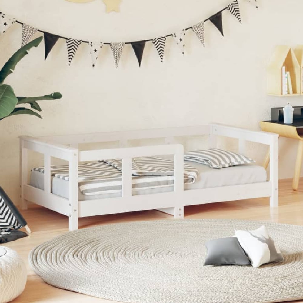 Katonah 70x140cm Wooden Children Bed In White