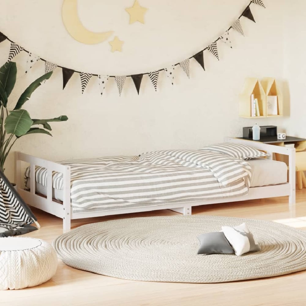 Katonah 90x200cm Wooden Children Bed In White
