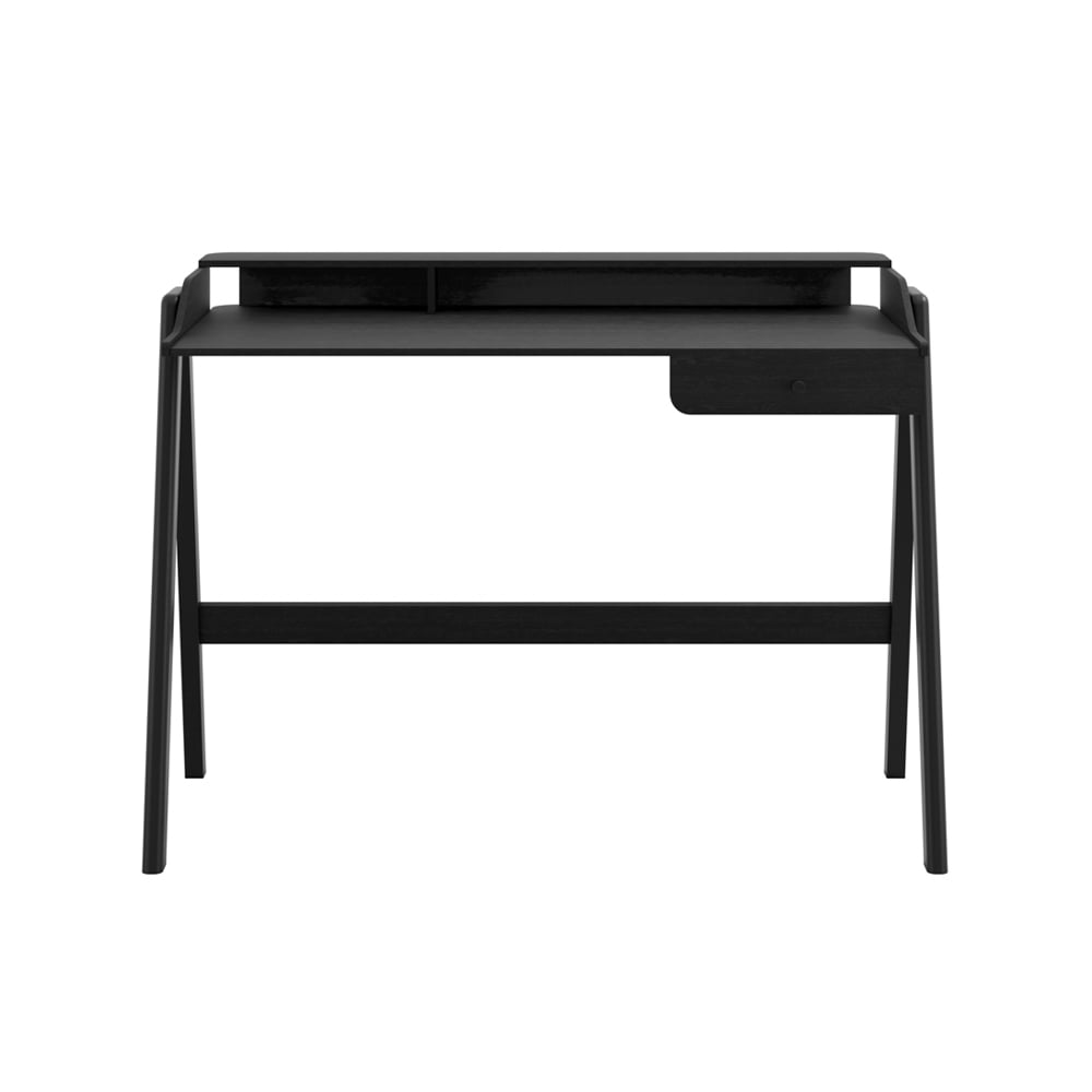 Lamar Wooden Laptop Desk With 1 Drawer In Black