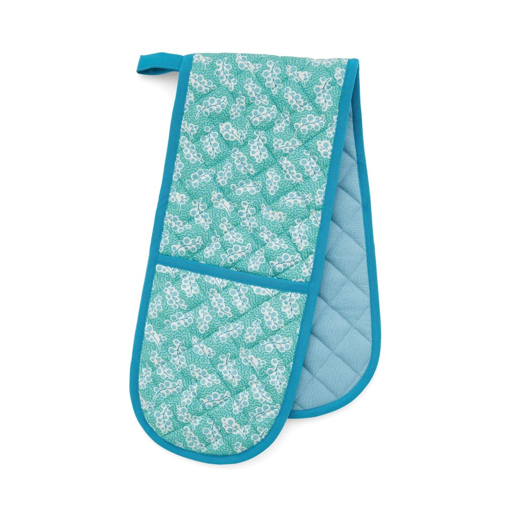 Land & Shore Livie Double Oven Glove, Green