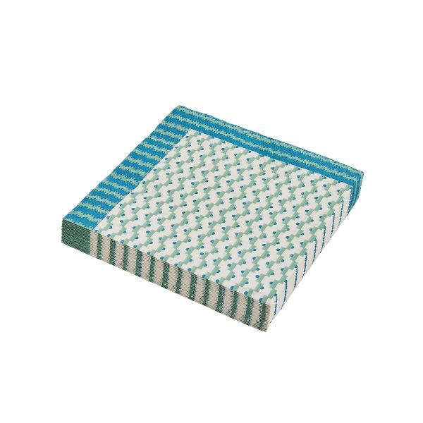 Land  Shore Anie Paper Napkins Green | Bed Sava