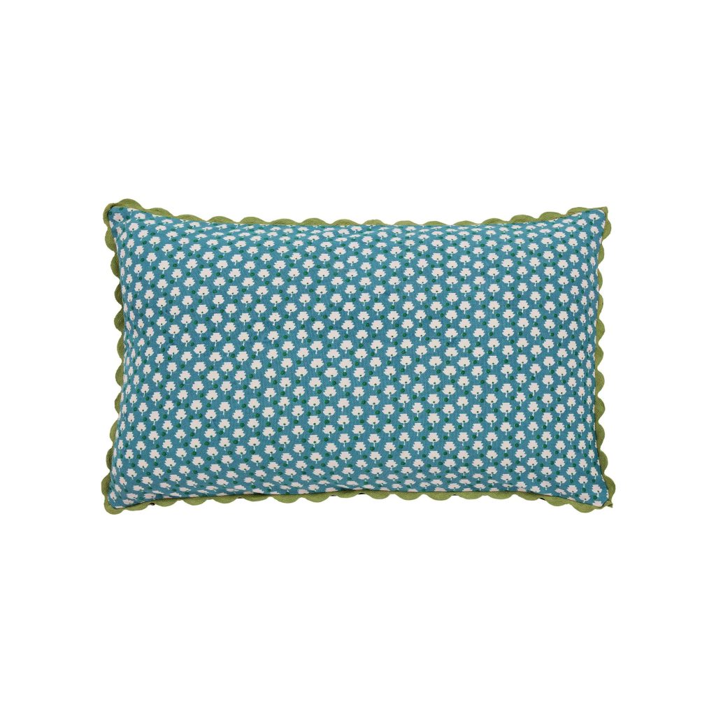 Land & Shore Bramble Cushion 40cm x 60cm, Green
