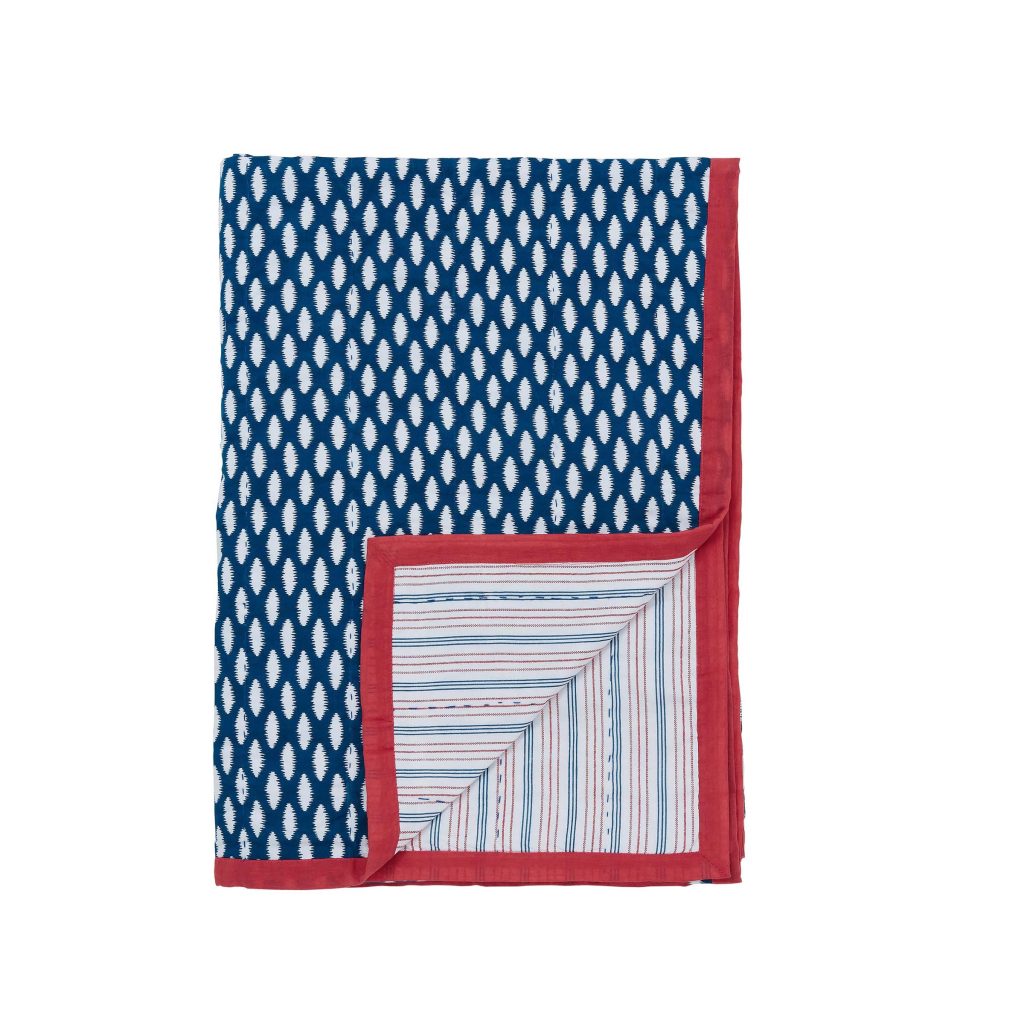 Land & Shore Inis Decorative Throw, Blue