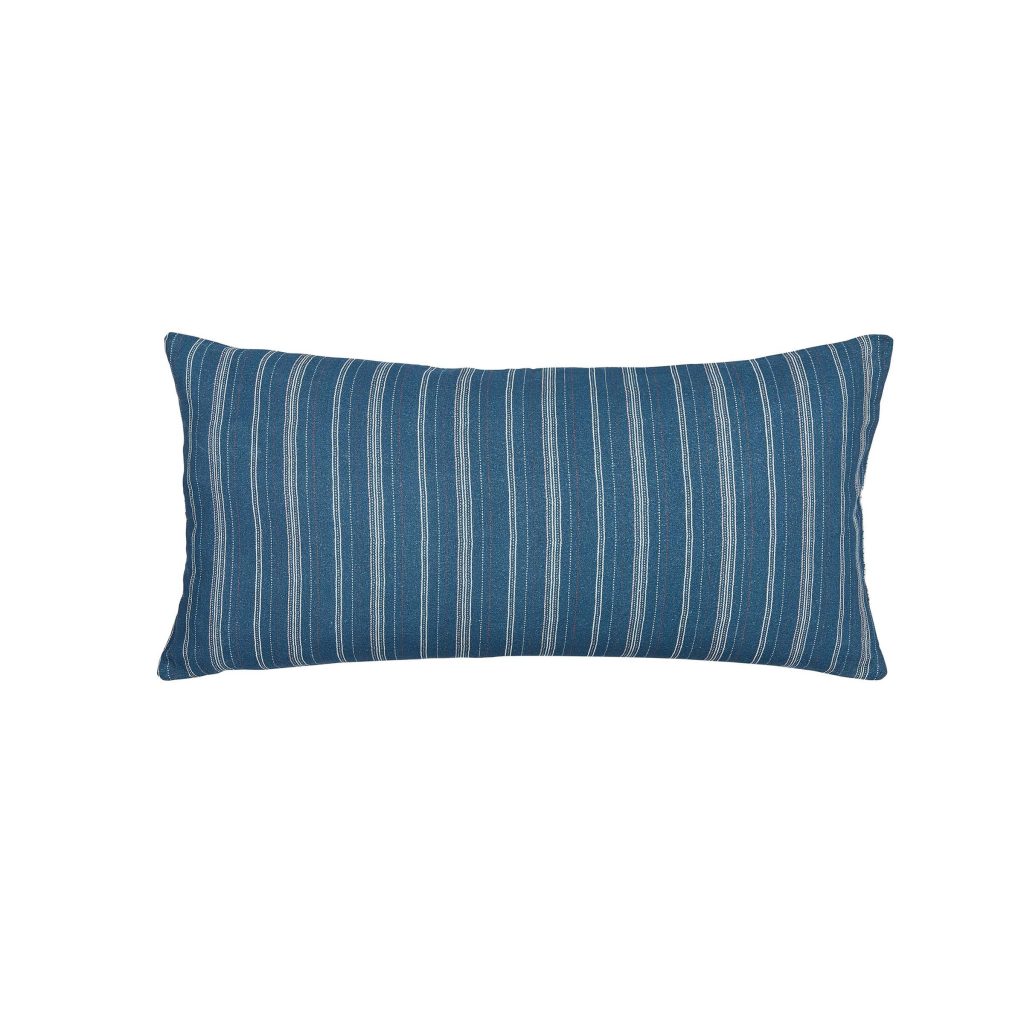 Land & Shore Nessa Cushion 70cm x 40cm, Blue/Red
