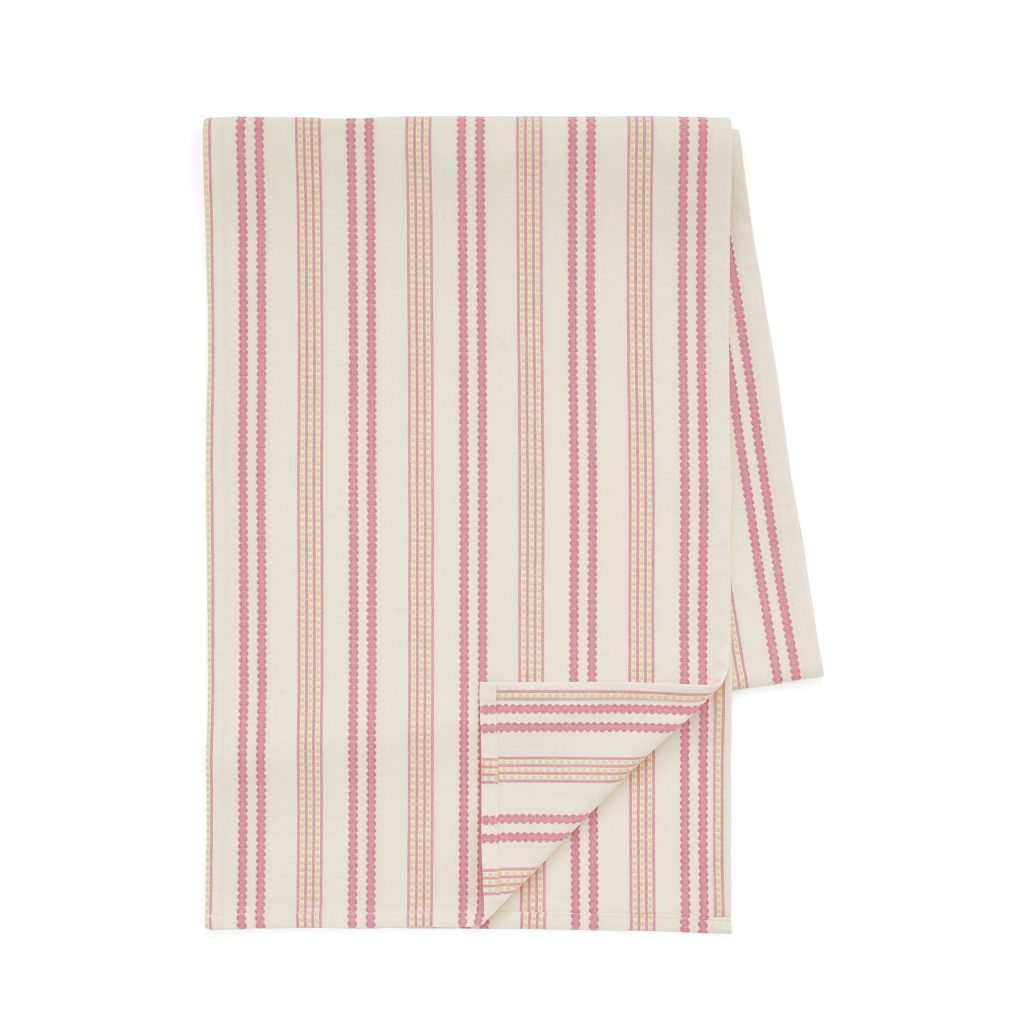 Land & Shore Ticking Stripe Table Runner, Multi