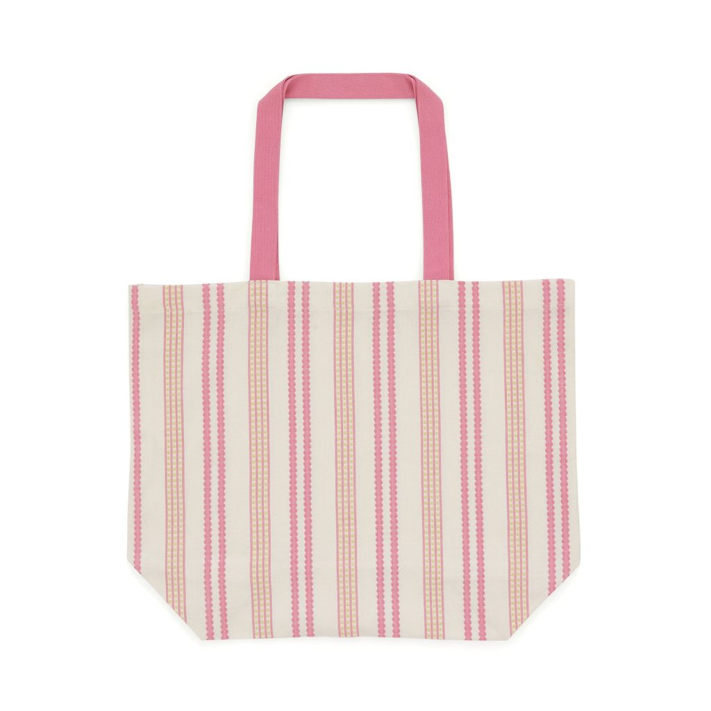 Land & Shore Ticking Stripe Woven Tote Bag, Multi
