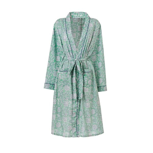 Land  Shore Rowallane Robe Green | Bed Sava