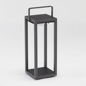 Lanza Outdoor Aluminium Floor Lamp In Anthracite | Bed Sava
