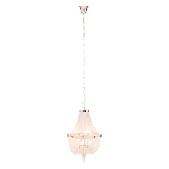 Larisa 6 Bulbs Pendant Light In Chrome | Bed Sava