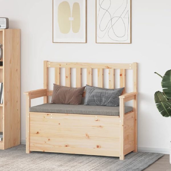 Litiz Wooden Small Hallway Storage Seating Bench In Natural | Bed Sava