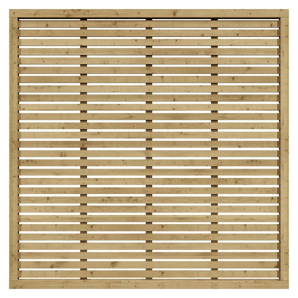 Lowestoft Wooden Garden Screen In Natural 6×4