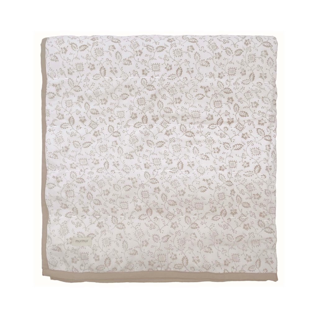 Murmur Lydia Quilted Throw, Linen