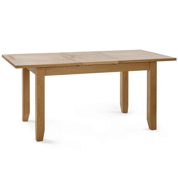 Macon Wooden Extending Dining Table In Oak | Bed Sava