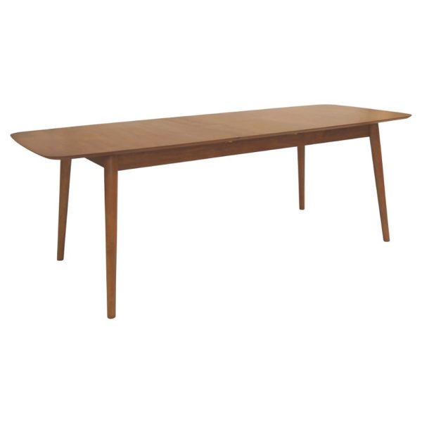 Malibu Wooden Extending Dining Table In Walnut | Bed Sava