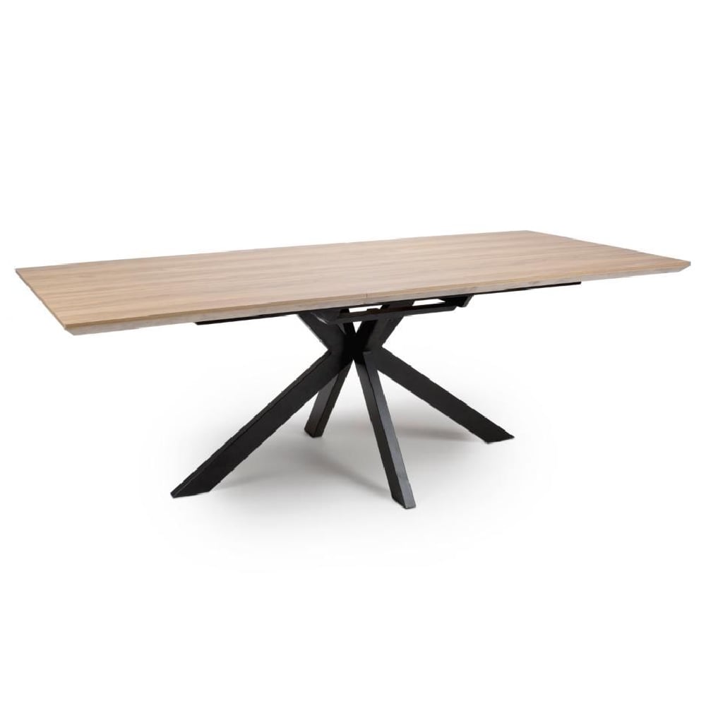 Malone Large Wooden Extending Dining Table In Oak