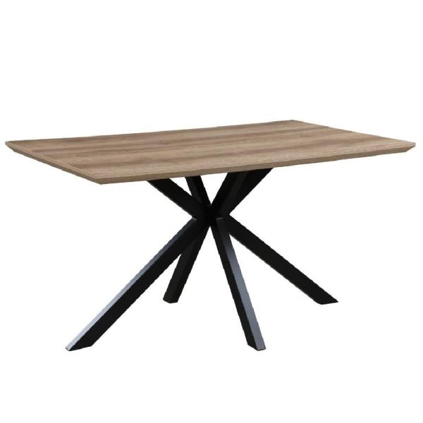 Malone Small Wooden Rectangular Dining Table In Oak | Bed Sava
