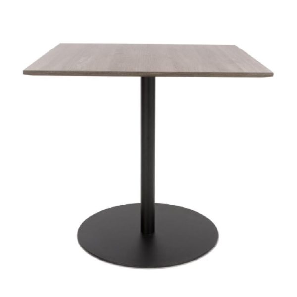 Malone Wooden Square Dining Table In Grey | Bed Sava
