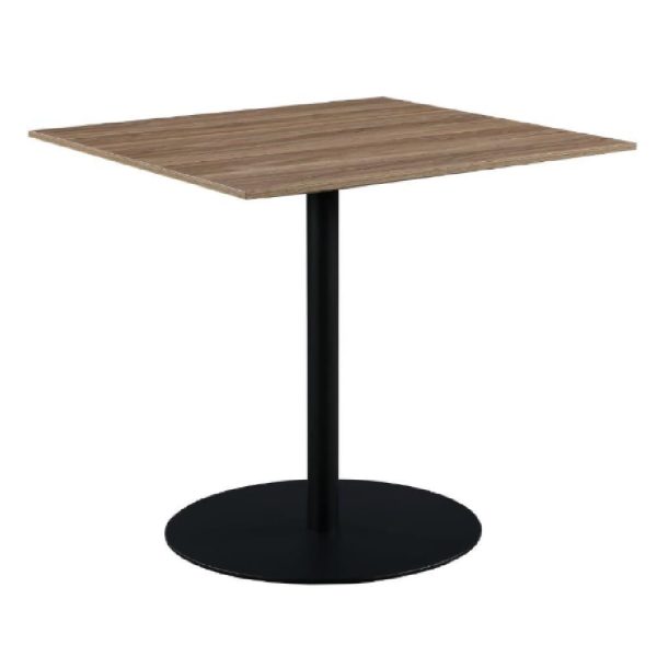 Malone Wooden Square Dining Table In Light Walnut | Bed Sava