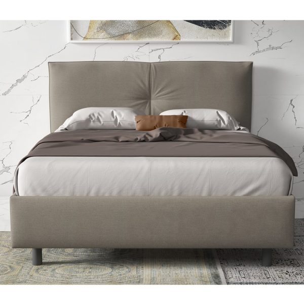 Malvern Fabric King Size Bed In Dove | Bed Sava
