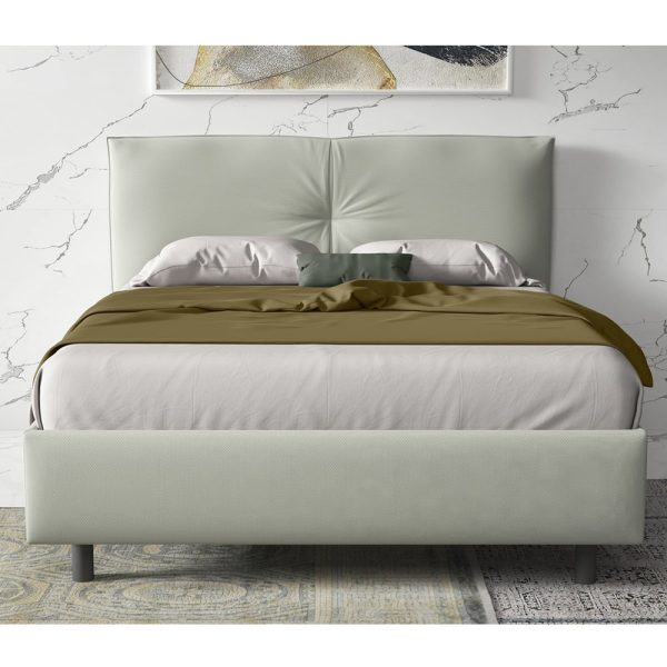 Malvern Fabric Small Double Bed In Ice | Bed Sava