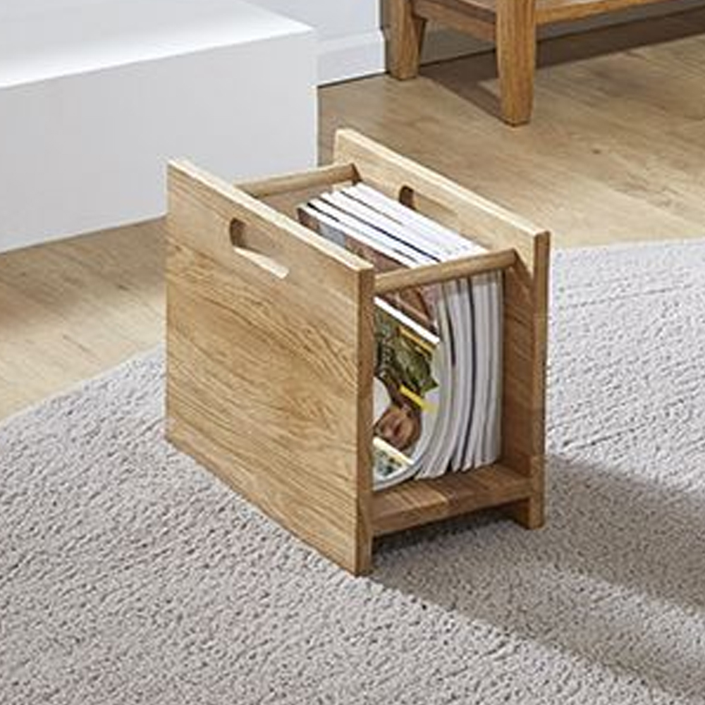 Maricopa Wooden Magazine Rack In Oak