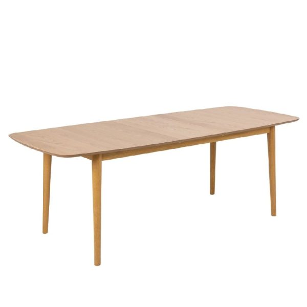 Marshfield Wooden Rectangular Extending Dining Table In Oak | Bed Sava