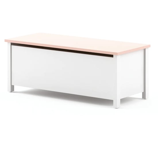 Merrill Kids Wooden Toy Box In Matt White