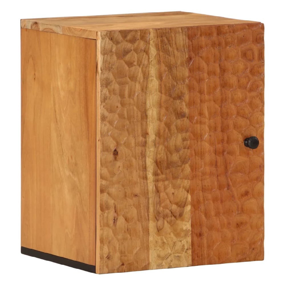 Midland Wooden Wall Bathroom Cabinet With 1 Door In Brown