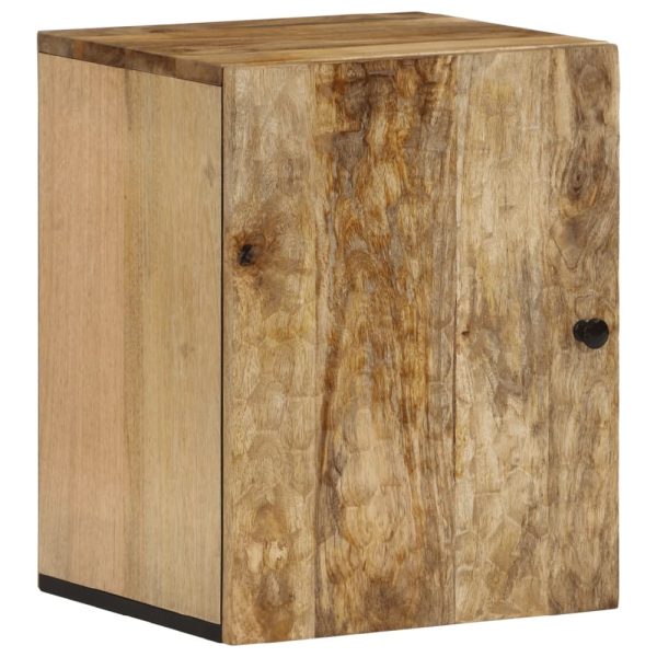 Midland Wooden Wall Bathroom Cabinet With 1 Door In Light Brown | Bed Sava