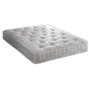 Minot 1000 Pocket Double Sprung Mattress In White | Bed Sava