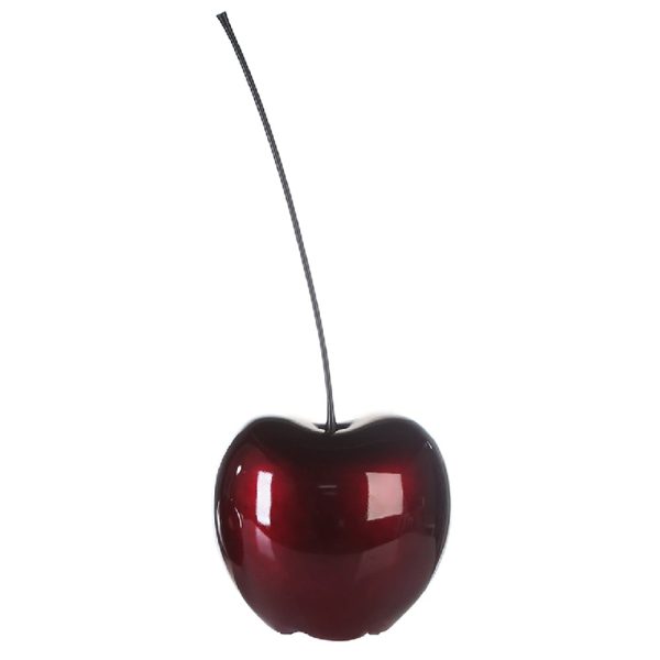 Moline Ceramics Celebration Cherry Sculpture In Dark Red | Bed Sava