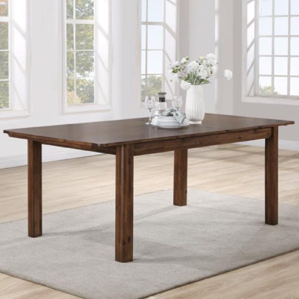 Monza Large Wooden Extending Dining Table In Walnut | Bed Sava