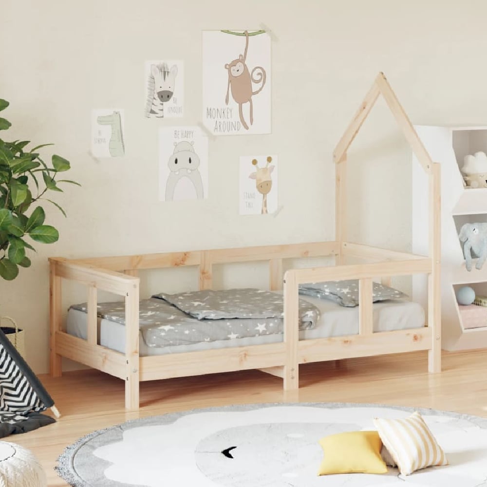 Moraira 70x140cm Wooden Children Bed In Natural