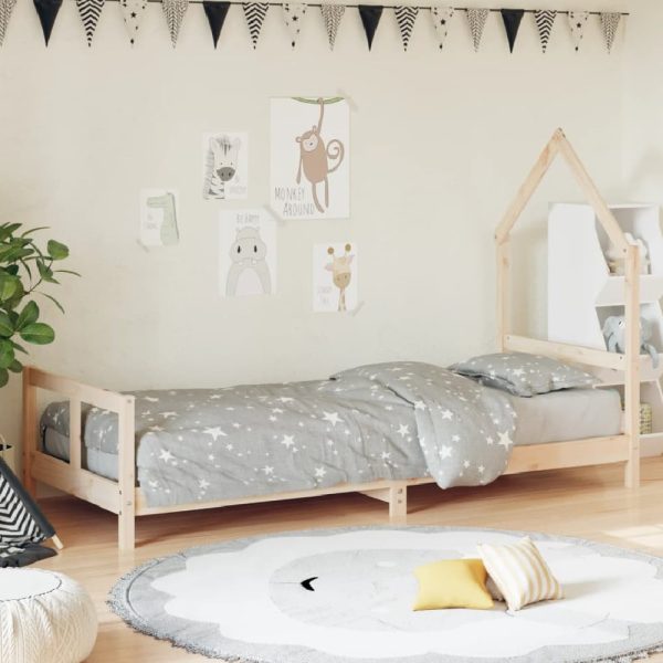 Moraira 80x200cm Wooden Children Bed In Natural | Bed Sava