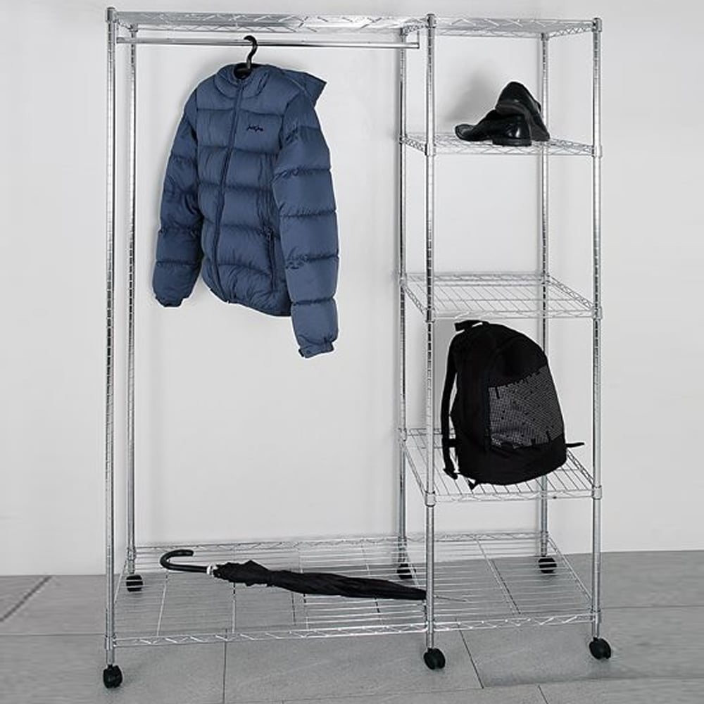 Morrilton Metal Coat Stand In Chrome