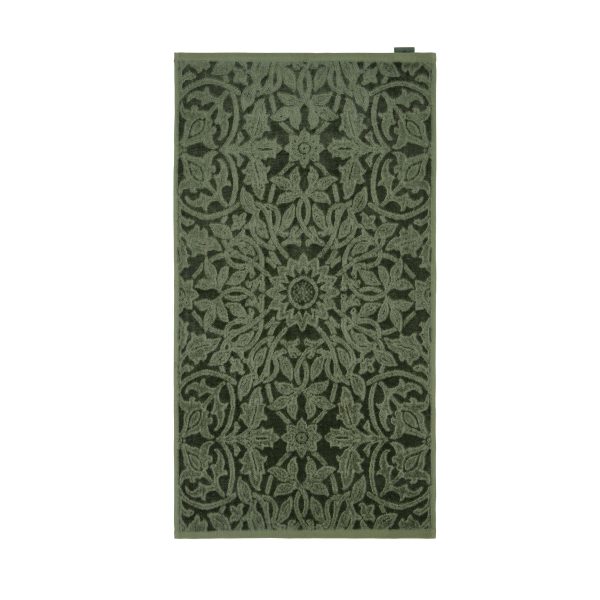 William Morris St James Bath Sheet Green | Bed Sava