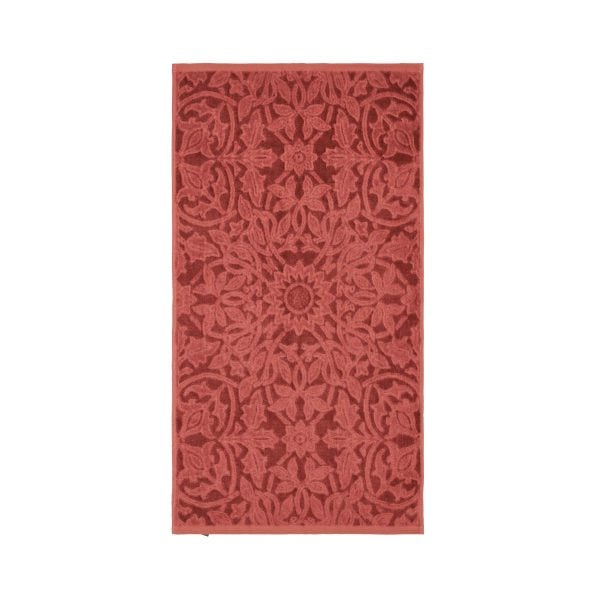 William Morris St James Hand Towel Red | Bed Sava