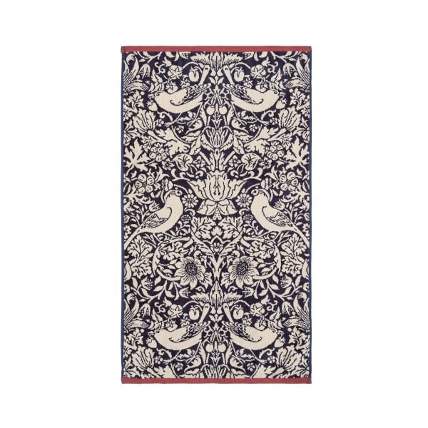 William Morris Strawberry Thief Bath Sheet Blue | Bed Sava